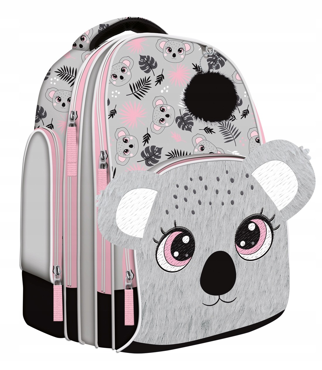 Školský batoh BAMBINO s plyšovým motívom Koala pre dievčatá